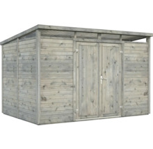 Gartenhaus aus Holz mit Doppeltür