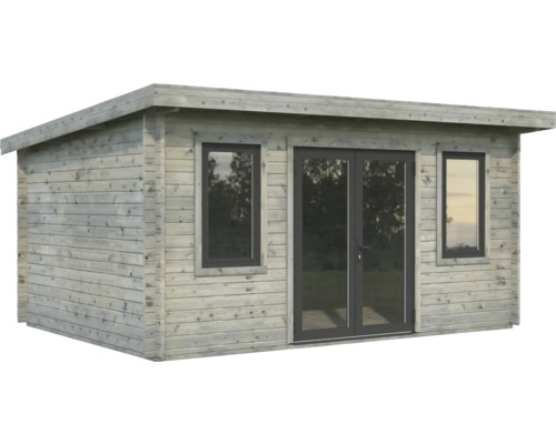 Abri de jardin en bois avec fenêtre et double porte