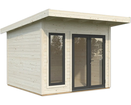 Abri de jardin en bois avec fenêtre et double porte