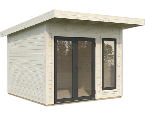 Abri de jardin en bois avec double porte et fenêtre