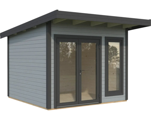 Abri de jardin en bois avec double porte et fenêtre