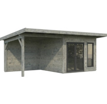 Abri de jardin en bois avec toit et double porte