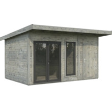 Abri de jardin en bois avec double porte et fenêtre