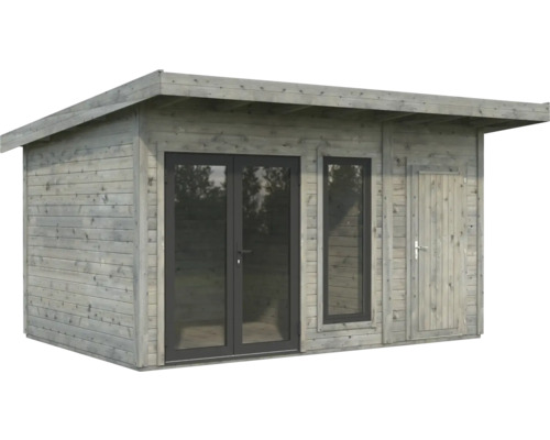 Abri de jardin en bois avec double porte et fenêtre