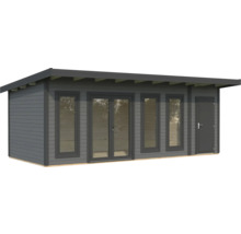 Abri de jardin avec fenêtres et porte