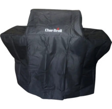 Schwarze Grillabdeckung mit Char-Broil Logo