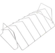 Support à côtes en métal pour gril