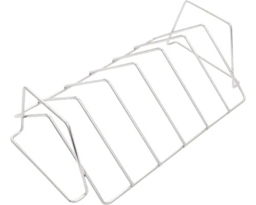 Support à côtes en métal pour gril