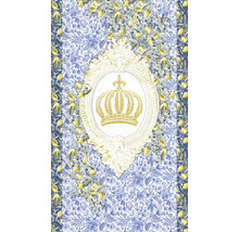 Papier décoratif avec motif de couronne et motif floral