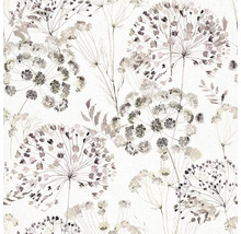 Papier peint à motif floral