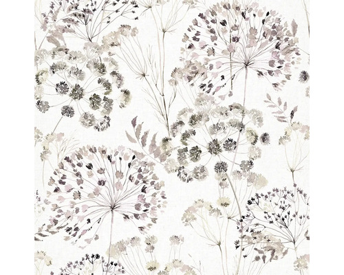 Papier peint à motif floral
