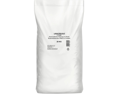 Sack Lavastreugut 1-5 mm, 20 kg, zur Verwendung im Winter und Frühjahr