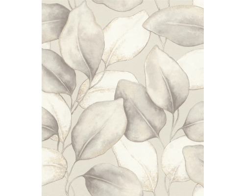 Papier peint avec motif de feuilles