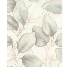 Papier peint à motif de feuilles