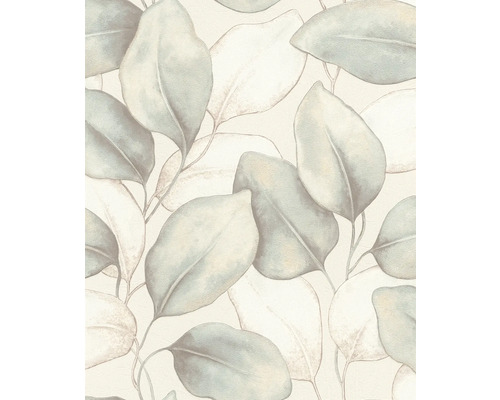 Papier peint à motif de feuilles