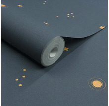 Rouleau de papier peint avec motifs d'étoiles et de points