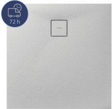 Duschwanne mit Ablauf und Symbol für Lieferung innerhalb von 72 Stunden