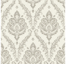 Papier peint avec motif floral damassé