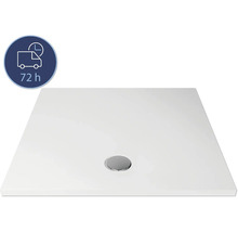 Receveur de douche carré avec drain et délai de livraison de 72 heures