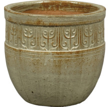 Pot de fleurs en céramique avec ornements