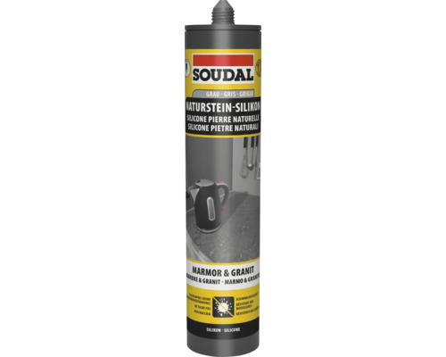 Soudal Naturstein Silikon anthrazit 290 ml Kartusche Naturstein Silikon von Soudal