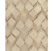 Panneaux muraux en bois avec motif losanges