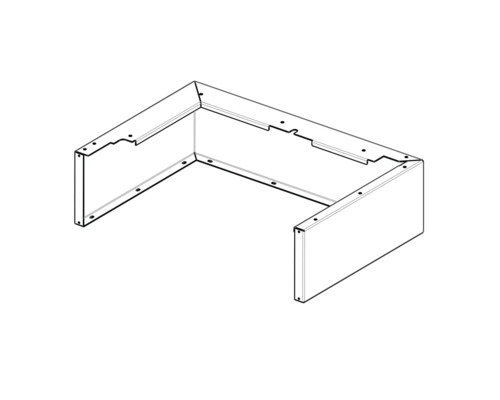 Schemazeichnung für eine Unterkonstruktion