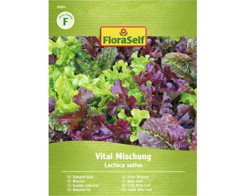 FloraSelf Vital Mischung Mélange pour jeunes pousses Semences de laitue