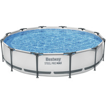 Piscine Bestway Steel Pro Max avec eau
