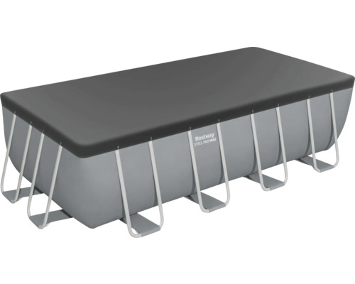 Piscine tubulaire rectangulaire Bestway Steel Pro Max avec couverture