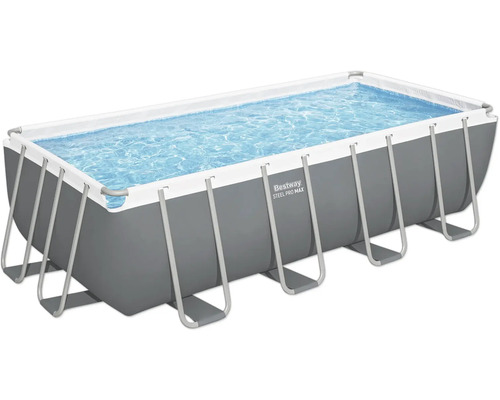 Piscine tubulaire Bestway Steel Pro Max avec eau