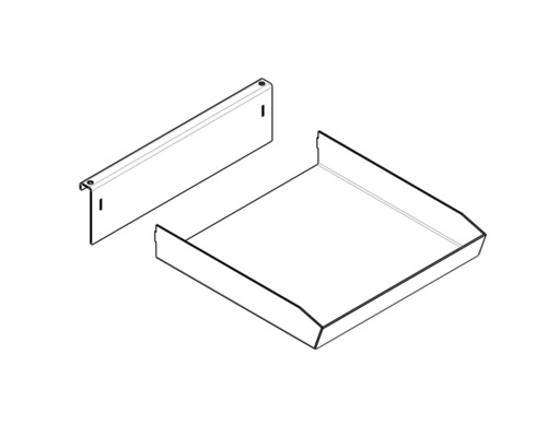 Einzelner Schubladeneinsatz zur Aufbewahrung von Gegenständen