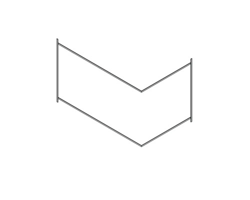 Schéma de construction d'une étagère d'angle