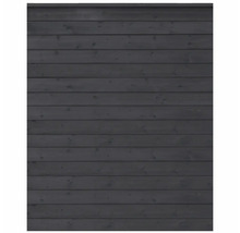 Façade en bois avec planches à rainure et languette