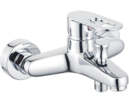 form&style Badewannenarmatur LEHUA chrom Badewannenarmatur aus Metall