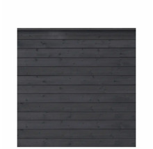 Mur en bois avec planches horizontales