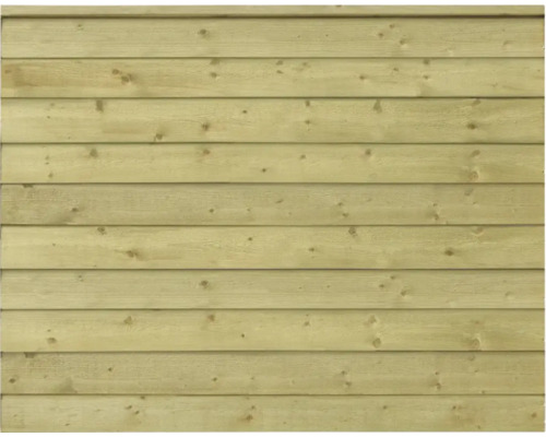 Façade en bois avec planches horizontales