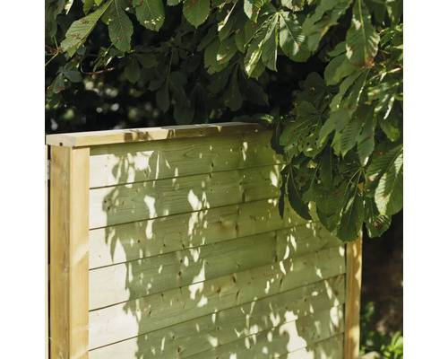 Panneau de protection visuelle en bois pour l'extérieur