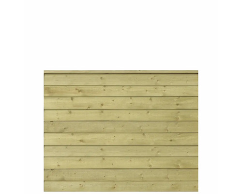 Panneau de clôture en bois avec planches horizontales