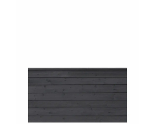 Clôture en bois composée de planches horizontales