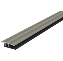 Bodenübergangsprofil aus Aluminium mit geriffelter Oberfläche
