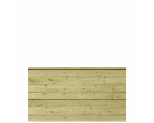 Clôture en bois faite de planches horizontales