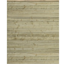 Clôture en bois faite de planches