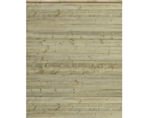 Clôture en bois faite de planches