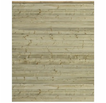 Panneau de clôture en bois avec planches horizontales