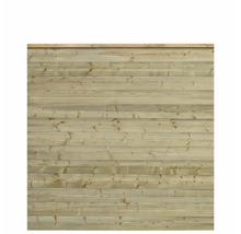 Clôture en bois pour la délimitation de la propriété