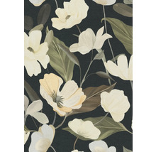 Papier peint à motif floral