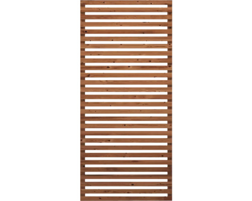 Cloison à lamelles en bois pour l'intérieur et l'extérieur