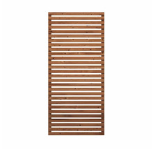 Panneau de confidentialité en bois avec lattes horizontales pour le jardin