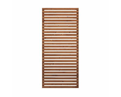 Panneau de confidentialité en bois avec lattes horizontales pour le jardin